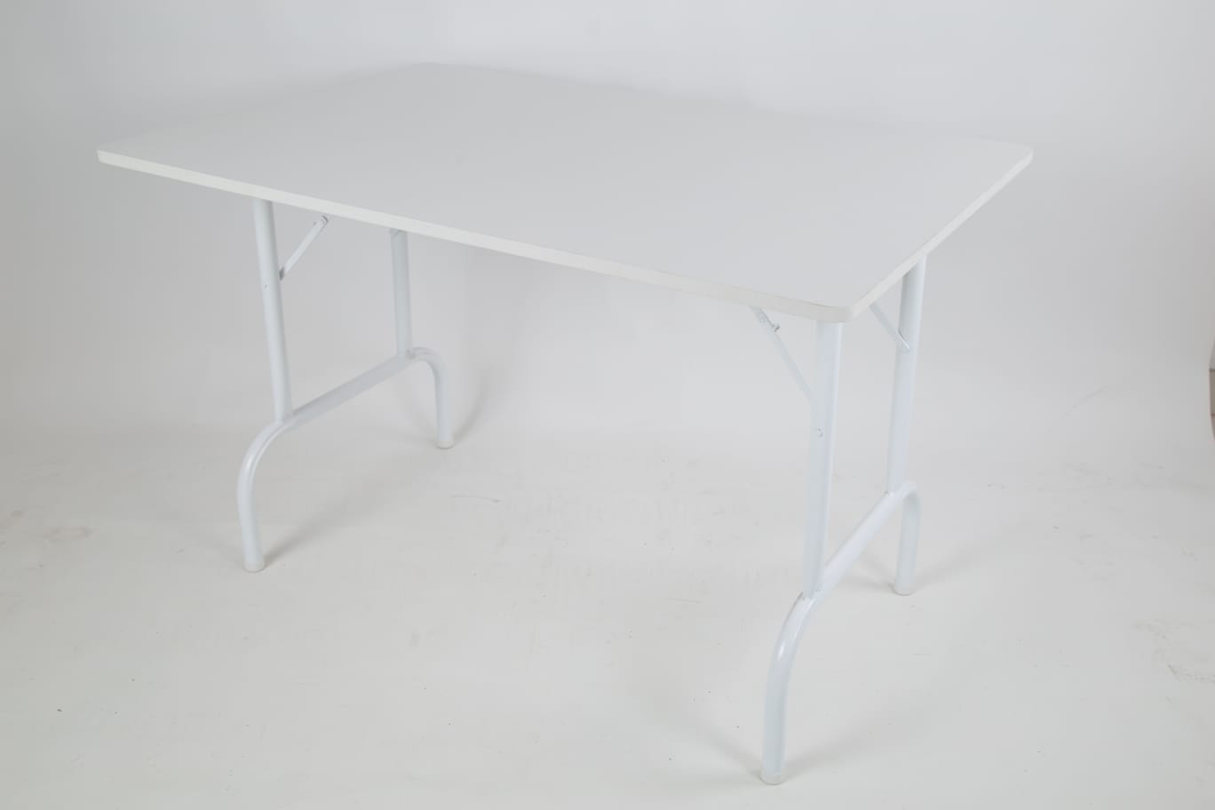 Mesa plegable 120x60cm Blanco - Imagen 4