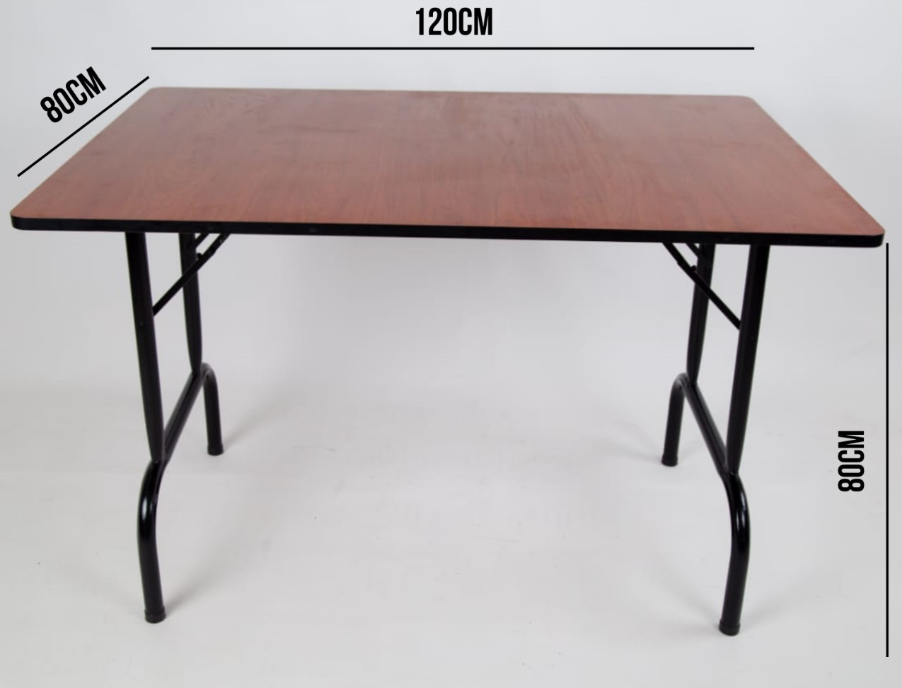 Mesa plegable 120x80cm Cerezo